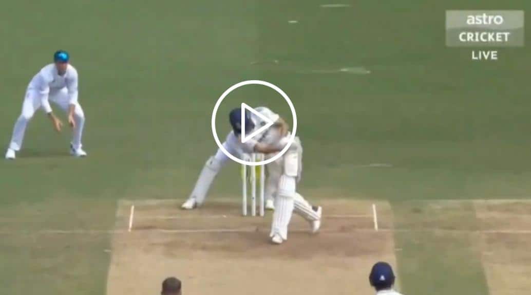 [Watch] Gill's Woes Against Spin Comes To An End As Hartley Claims His Maiden Wicket